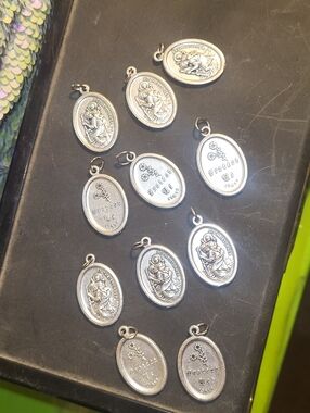 St Christopher Rosary Medallions Bundle Of 10